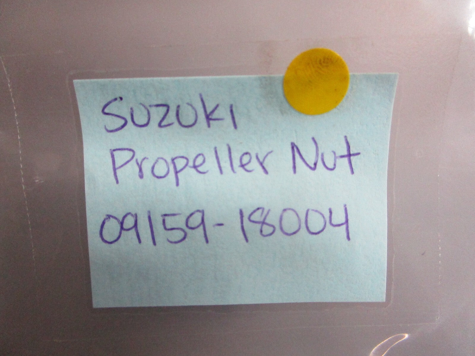 *NEW OEM* 0750 Suzuki PROPELLER NUT 09159-18004