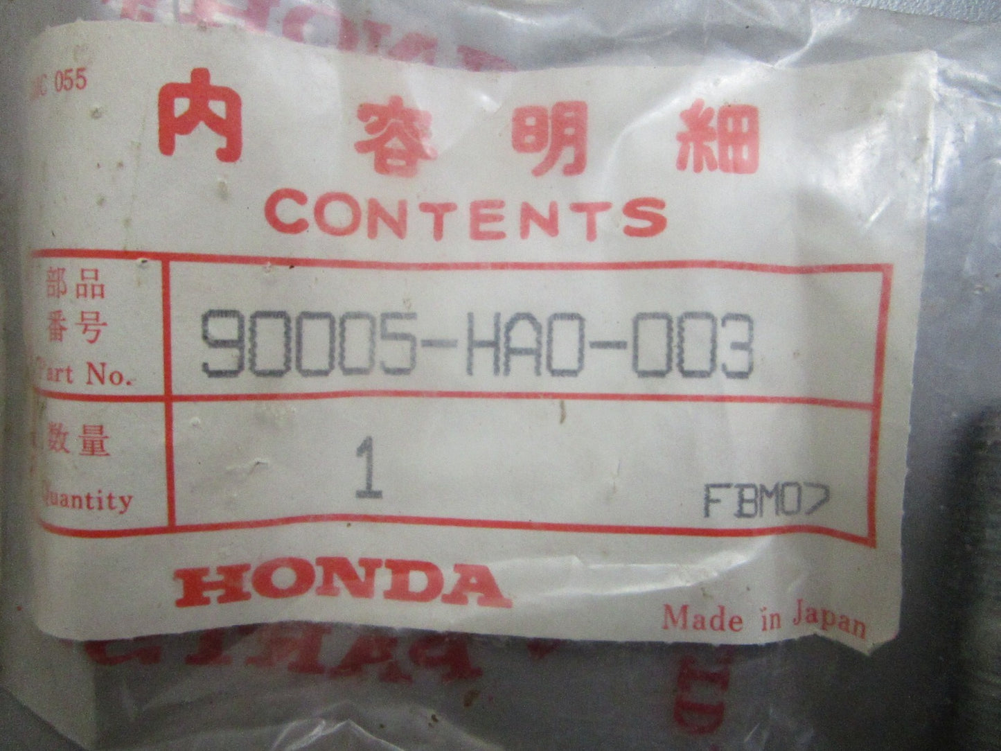 *NEW OEM* 0810 Honda Stud 90005-HA0-003