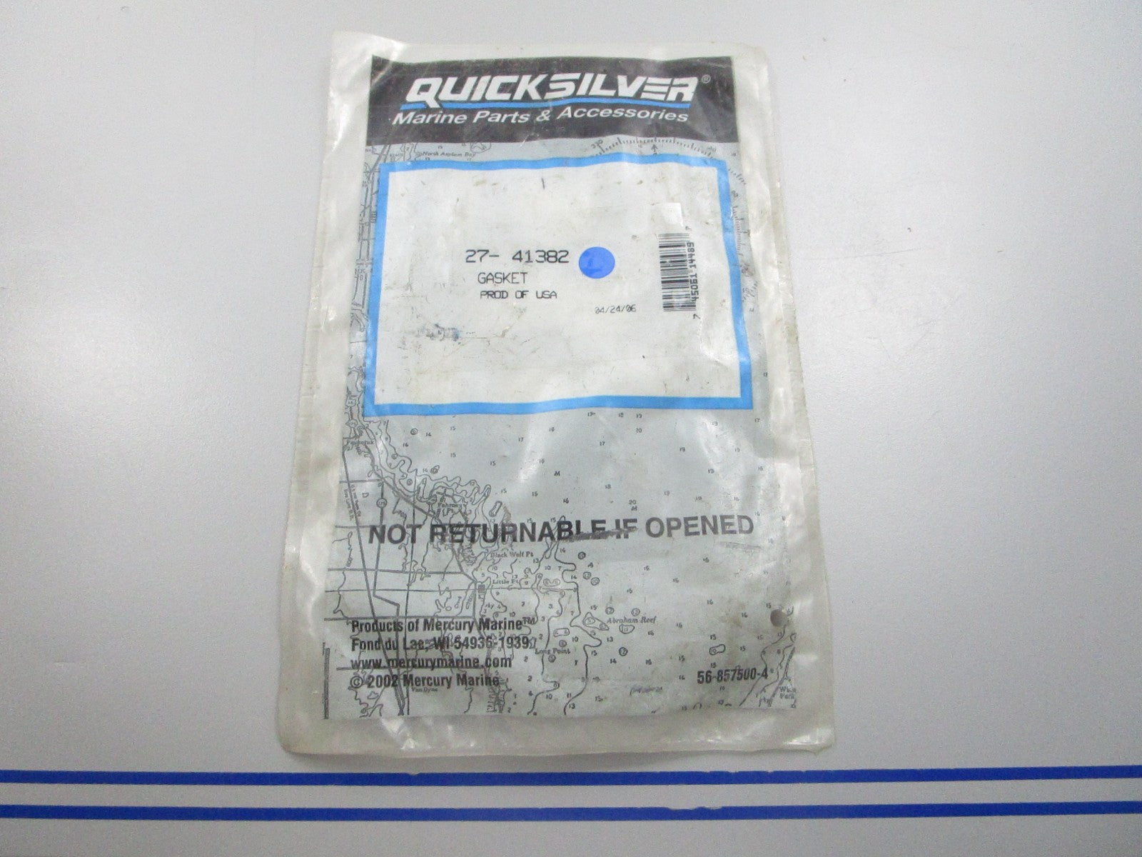 NEW OEM 27-41382 Mercury Mariner Gasket 0810