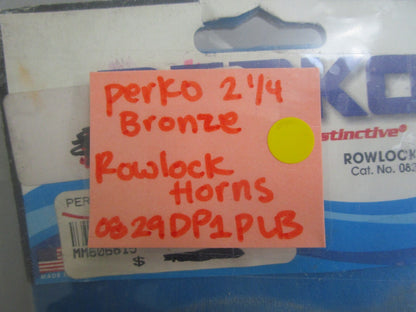 *NEW* 0820 Perko 2¼ Bronze Rowlock Horns 0829DP1PLB