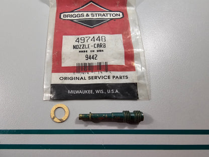 NEW OEM 497448 Briggs & Stratton Carb Nozzle 0810