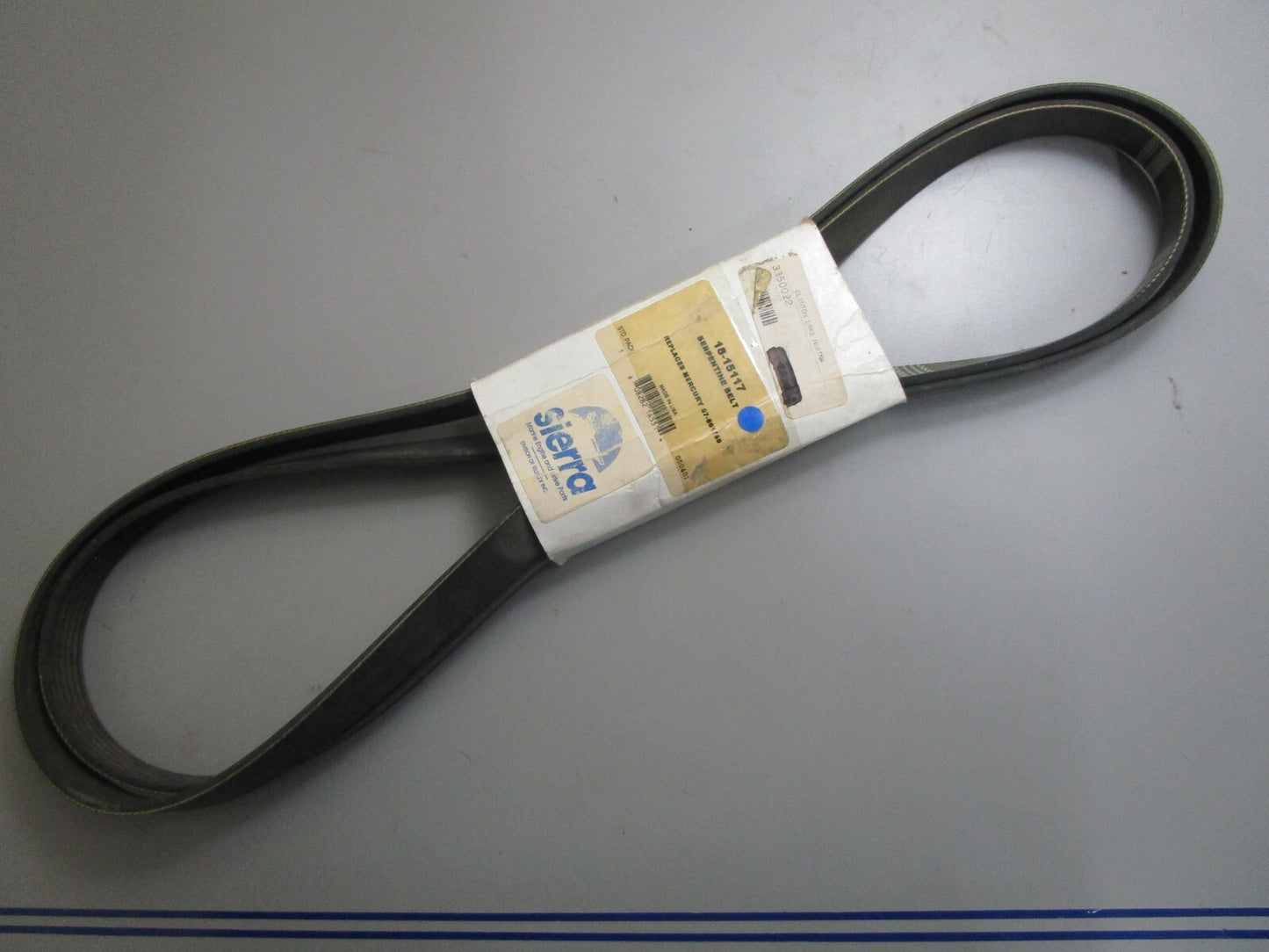 *NEW* 0810 Sierra Serpentine Belt 18-15117 Replaces: Mercury 57-861759