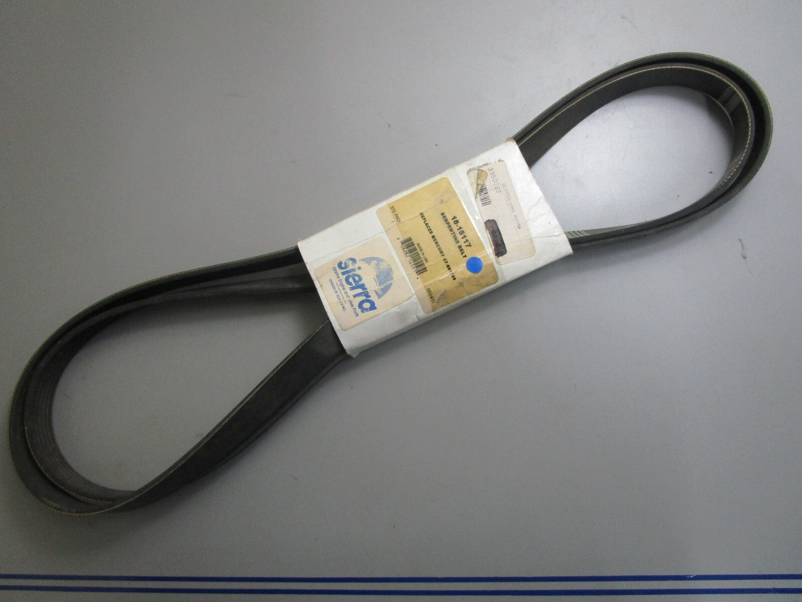 *NEW* 0810 Sierra Serpentine Belt 18-15117 Replaces: Mercury 57-861759
