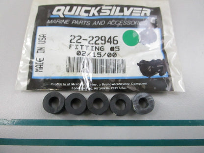 NEW OEM (LOT OF 5) 22-22946 Mercury Quicksilver Fitting 0810