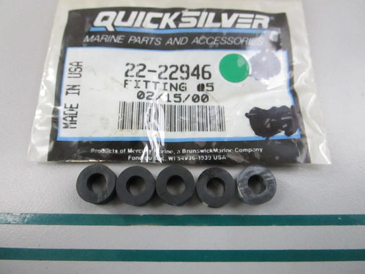 NEW OEM (LOT OF 5) 22-22946 Mercury Quicksilver Fitting 0810