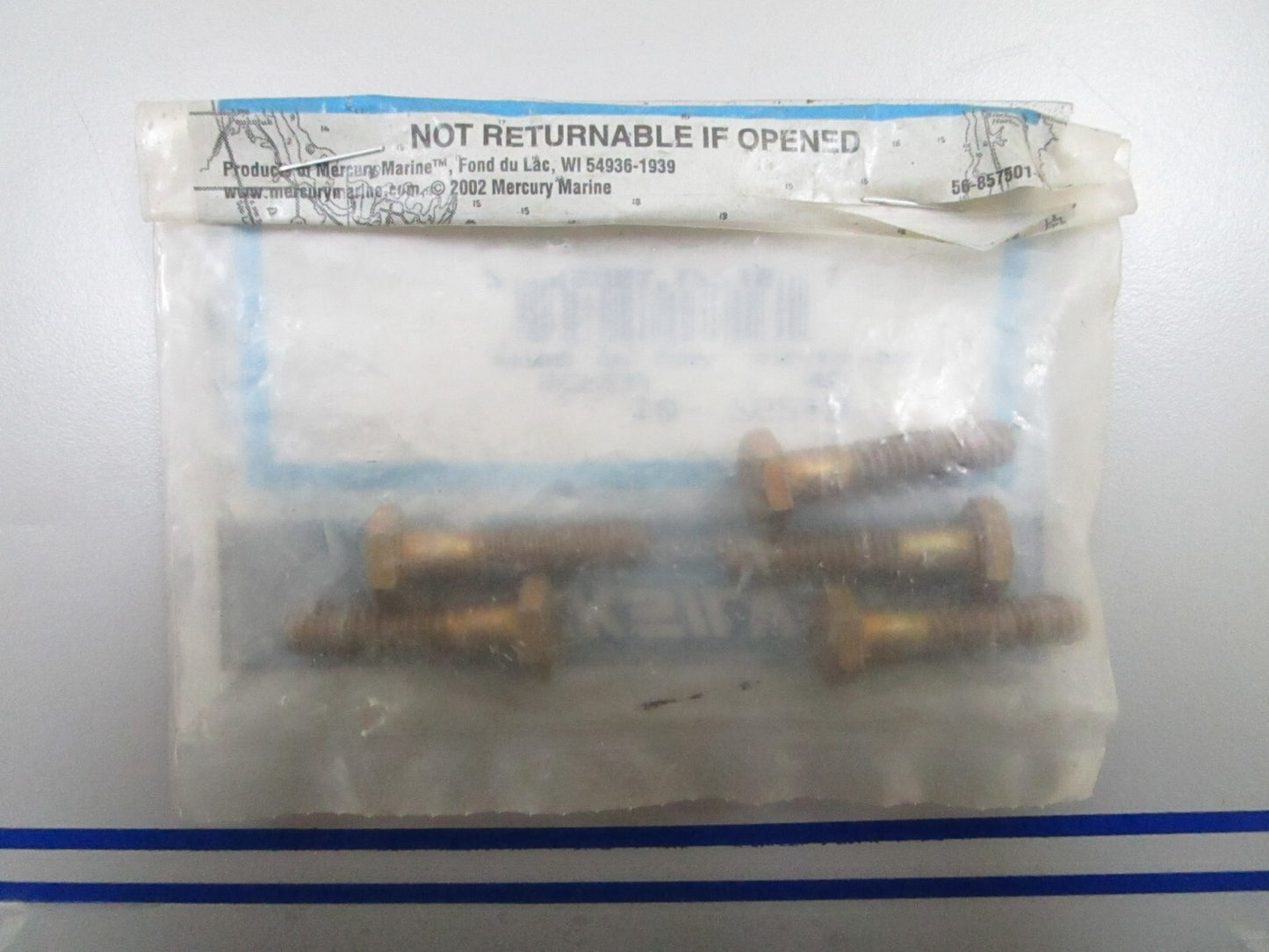 *NEW OEM* (LOT OF 5) 0810 Mercury Quicksilver Screw 10-76213