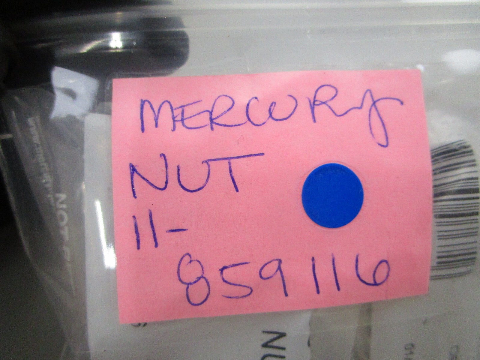 *NEW OEM* (LOT OF 3) 0810 Mercury Quicksilver Nut 11-859116