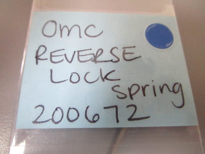NEW OEM 200672 0200672 OMC Johnson Evinrude Reverse Lock Spring 0810