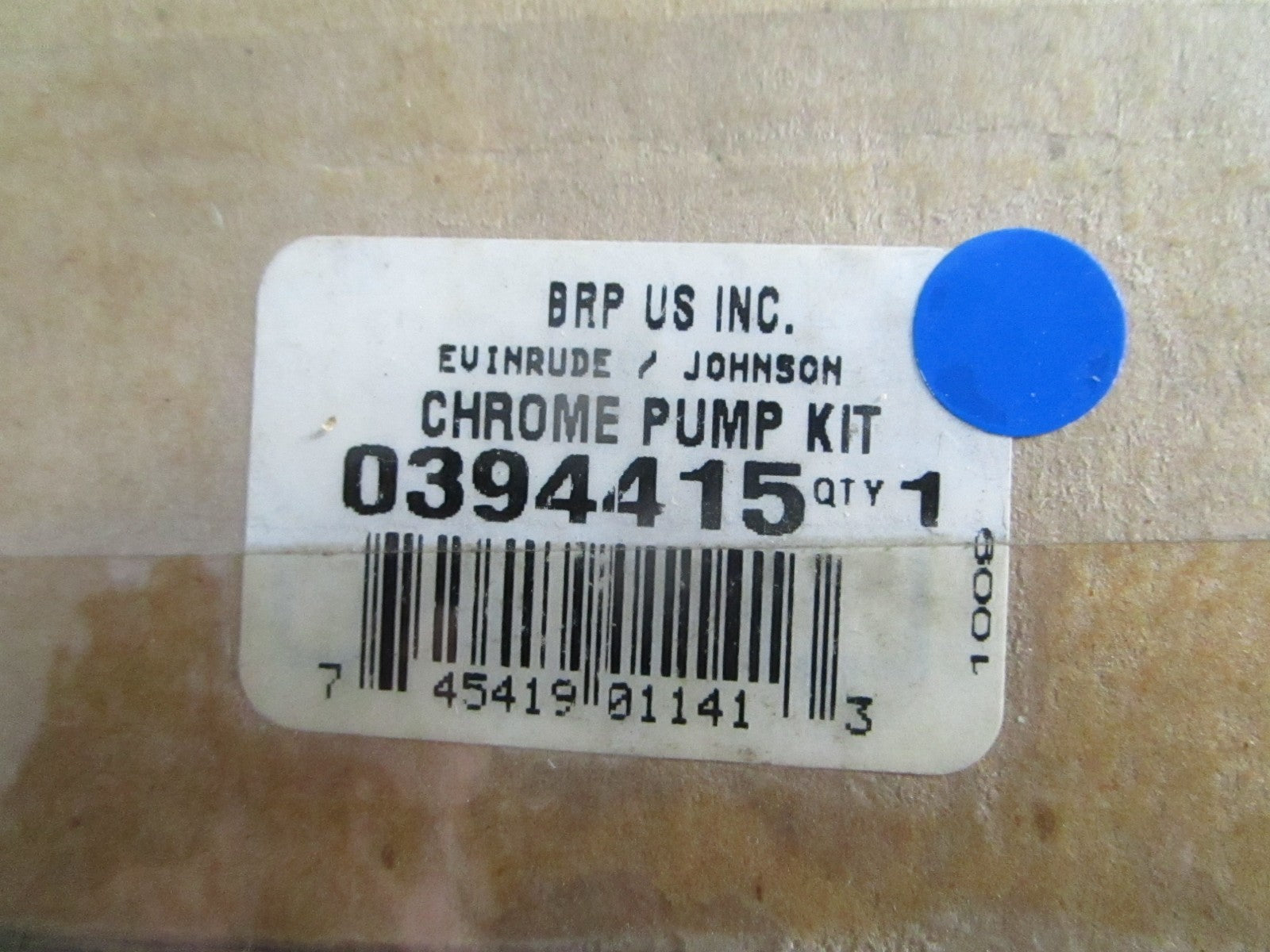 NEW OEM 394415 0394415 OMC Johnson Evinrude Chrome Pump Kit 0820