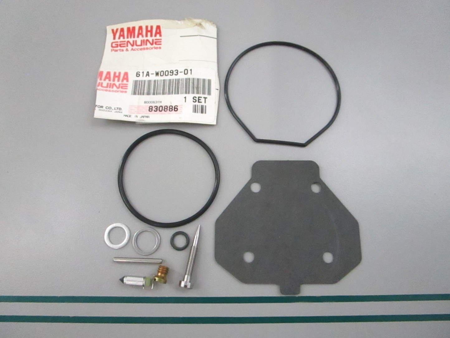 NEW OEM 61A-W0093-01-00 Yamaha Carburetor Repair Kit 0810