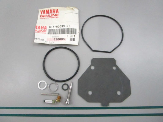 NEW OEM 61A-W0093-01-00 Yamaha Carburetor Repair Kit 0810