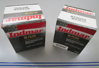 *NEW* (LOT OF 2) 0820 Indmar Oil Filter 872025 Replaces: Wix 51372