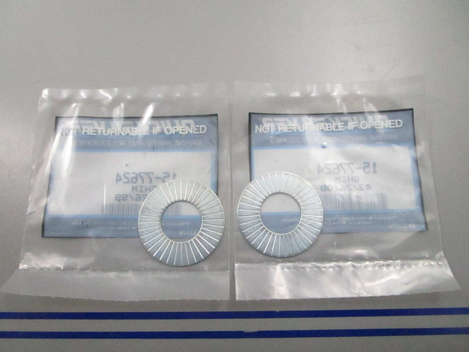 *NEW OEM* (LOT OF 2) 0810 Mercury Quicksilver Shim 15-77624