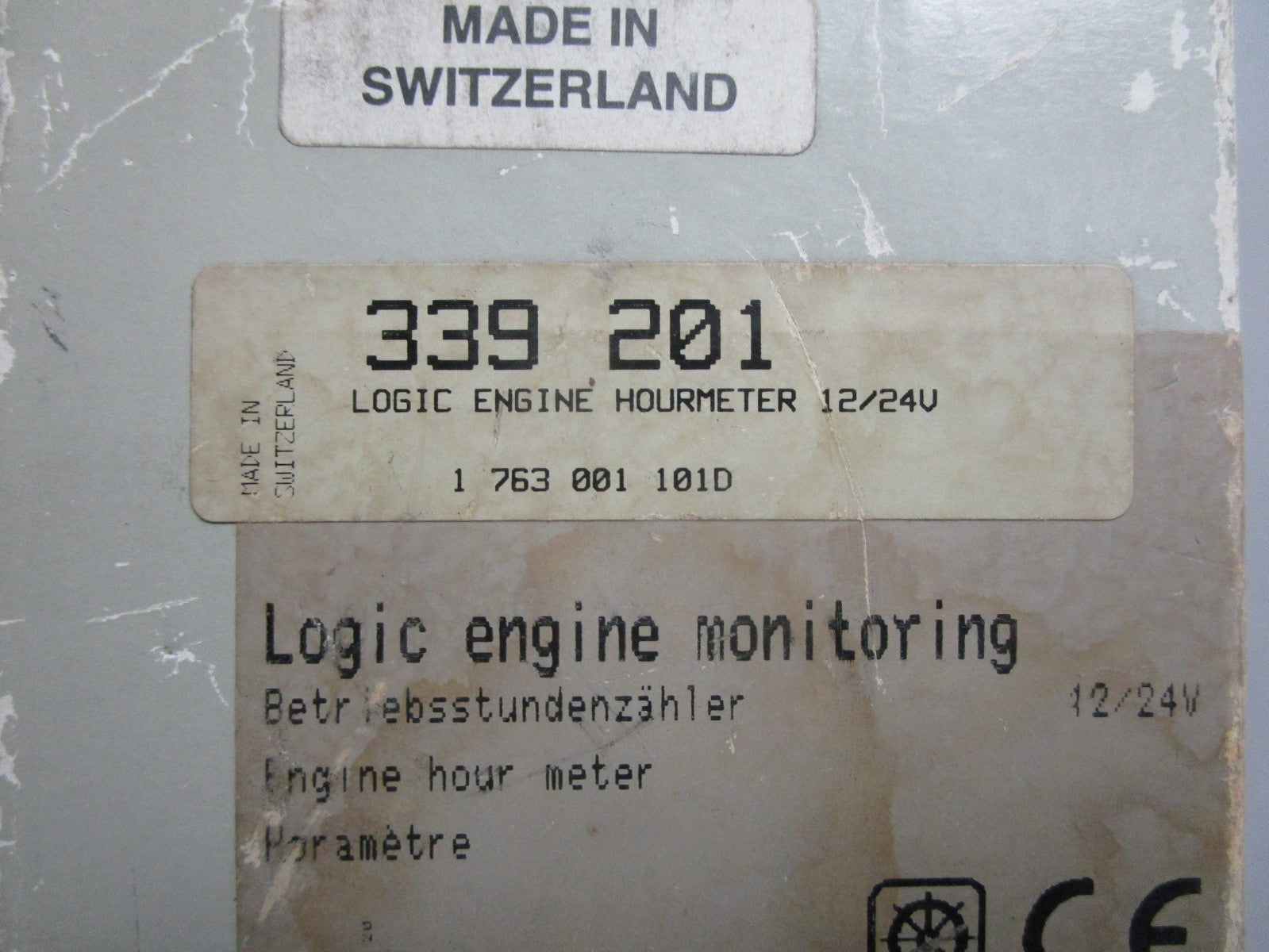 *NEW OEM* 0820 VDO 12/24V Hourmeter 339-201