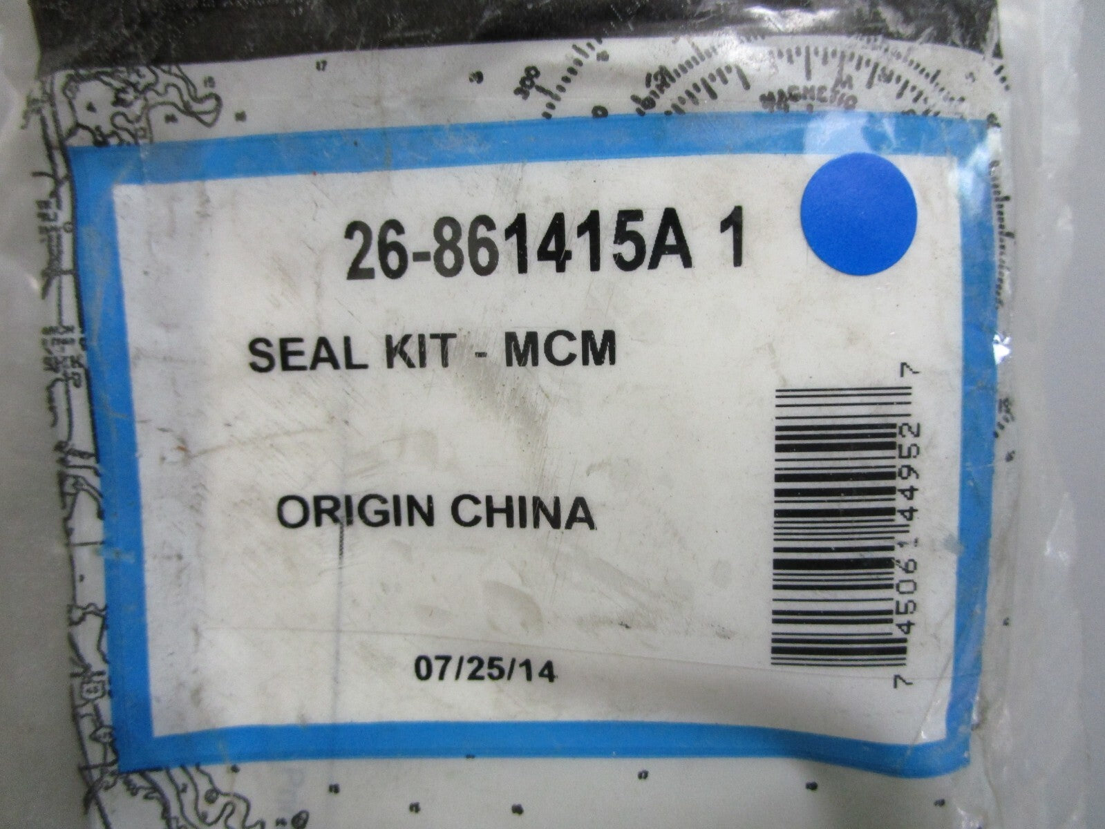 *NEW OEM* 0820 Mercury Quicksilver MCM Seal Kit 26-861415A1