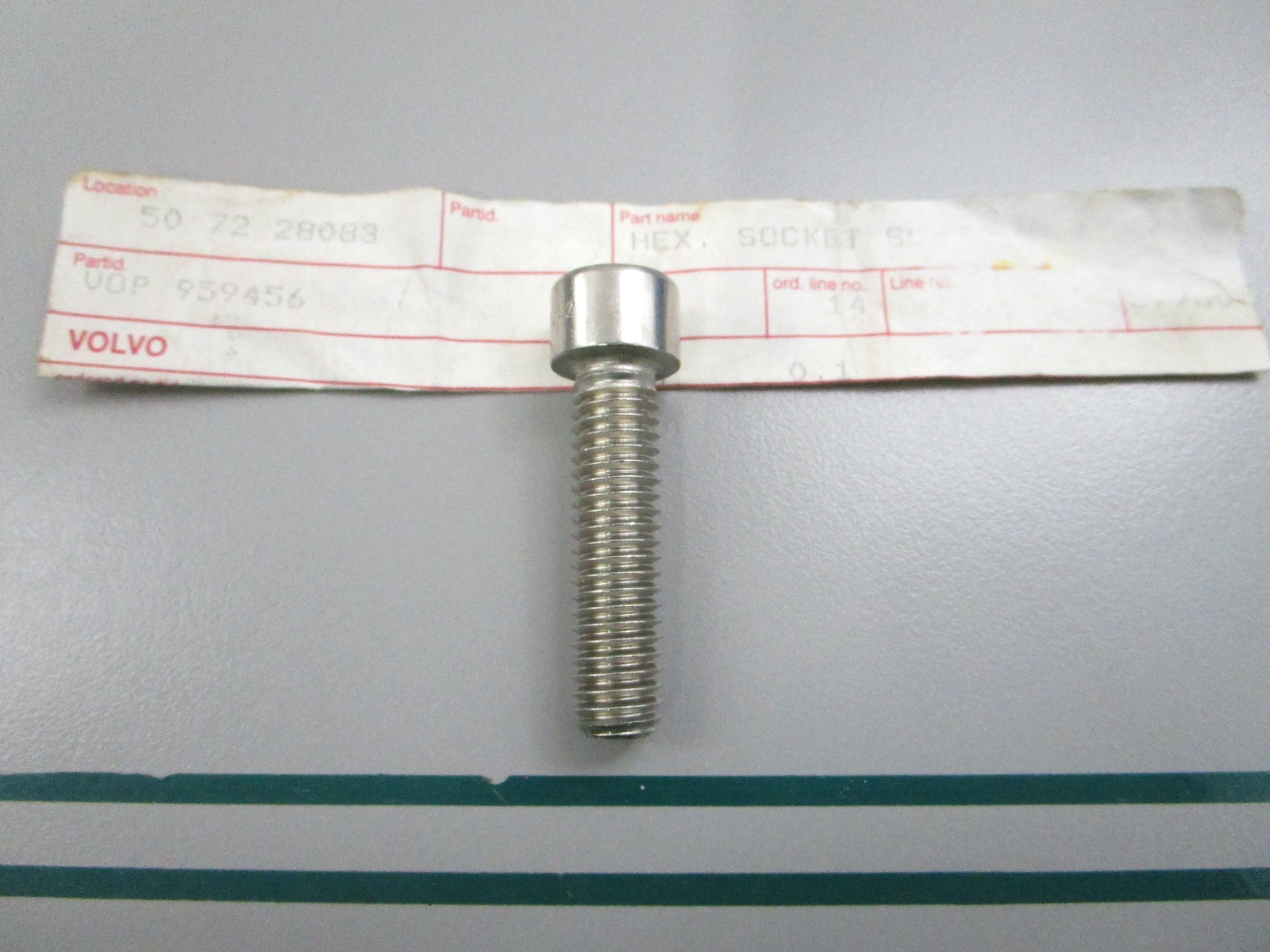 NEW OEM 959456 Volvo Penta Hex Nut Screw 0810