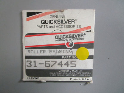 *NEW OEM* 0810 Mercury Quicksilver Roller Bearing 31-67445