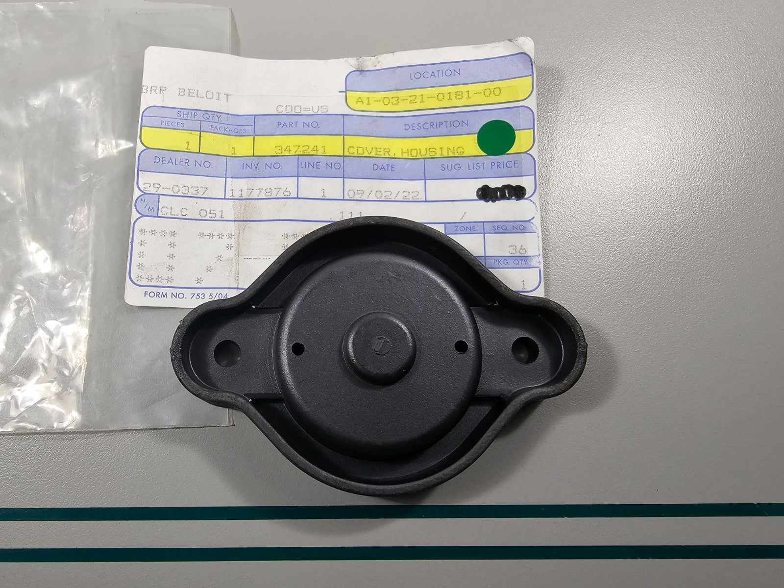 NEW OEM 347241 0347241 OMC Johnson Evinrude Housing Cover 0810