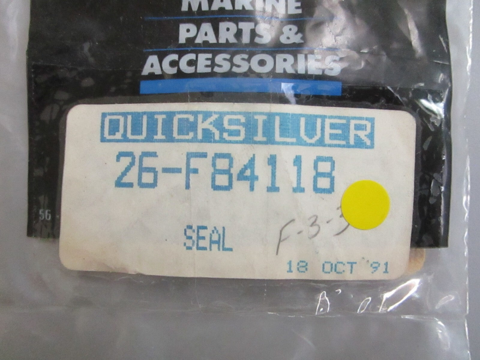 *NEW OEM* 0820 Mercury Quicksilver Seal 26-F84118