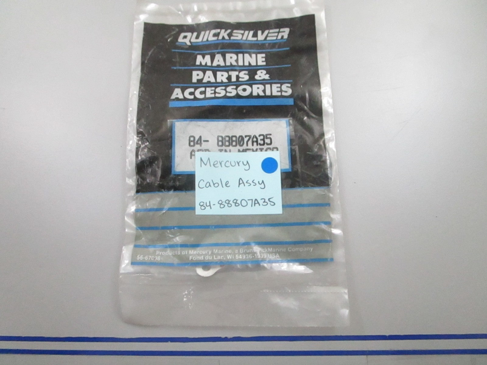 *NEW OEM* 0810 Mercury Quicksilver Cable Assembly 84-88807A35
