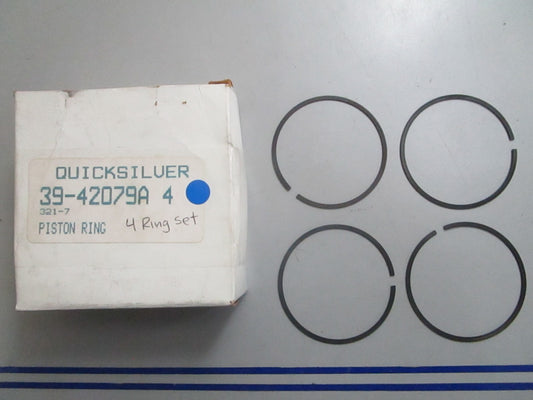 *NEW OEM* 0820 Mercury Quicksilver 4 Piston Ring Set 39-42079A4