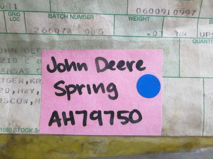 *NEW OEM* 0810 John Deere Spring AH79750