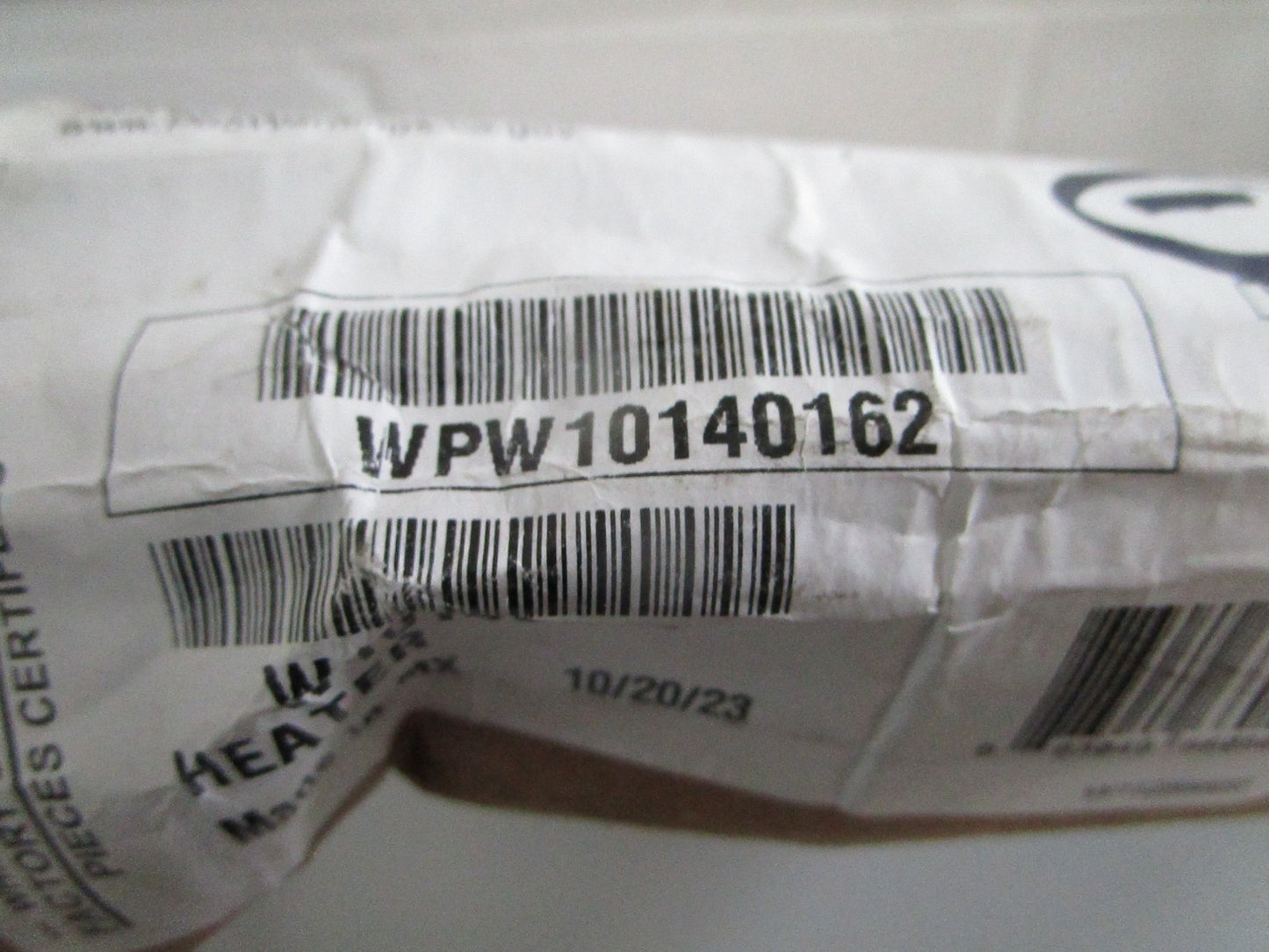 Whirlpool WPW10140162 NEW OEM Refrigerator Defrost Heater Jenn-Air NOS Part 0820