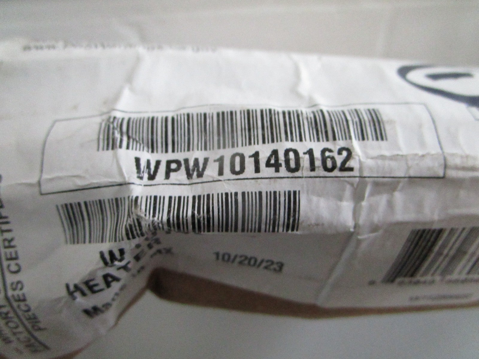 Whirlpool WPW10140162 NEW OEM Refrigerator Defrost Heater Jenn-Air NOS Part 0820