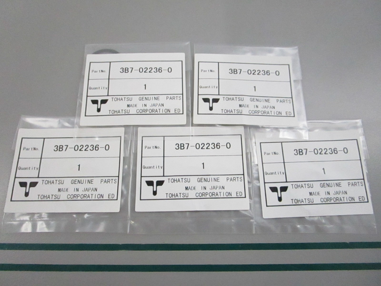 NEW OEM (LOT OF 5) 3B7-02236-0 3B7022360 Tohatsu O-Ring 0810