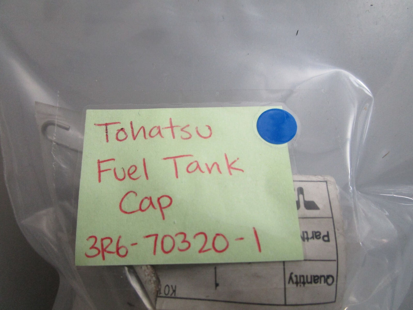 *NEW OEM* 0770 Nissan Tohatsu Fuel Tank Cap 3R6-70320-1