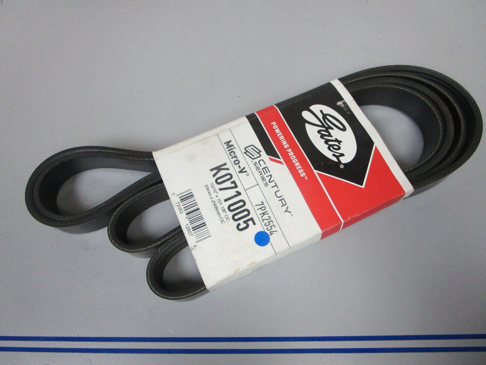 NEW K071005 Gates Micro-V 15/16" x 101 ⅛" Serpentine Belt 0720