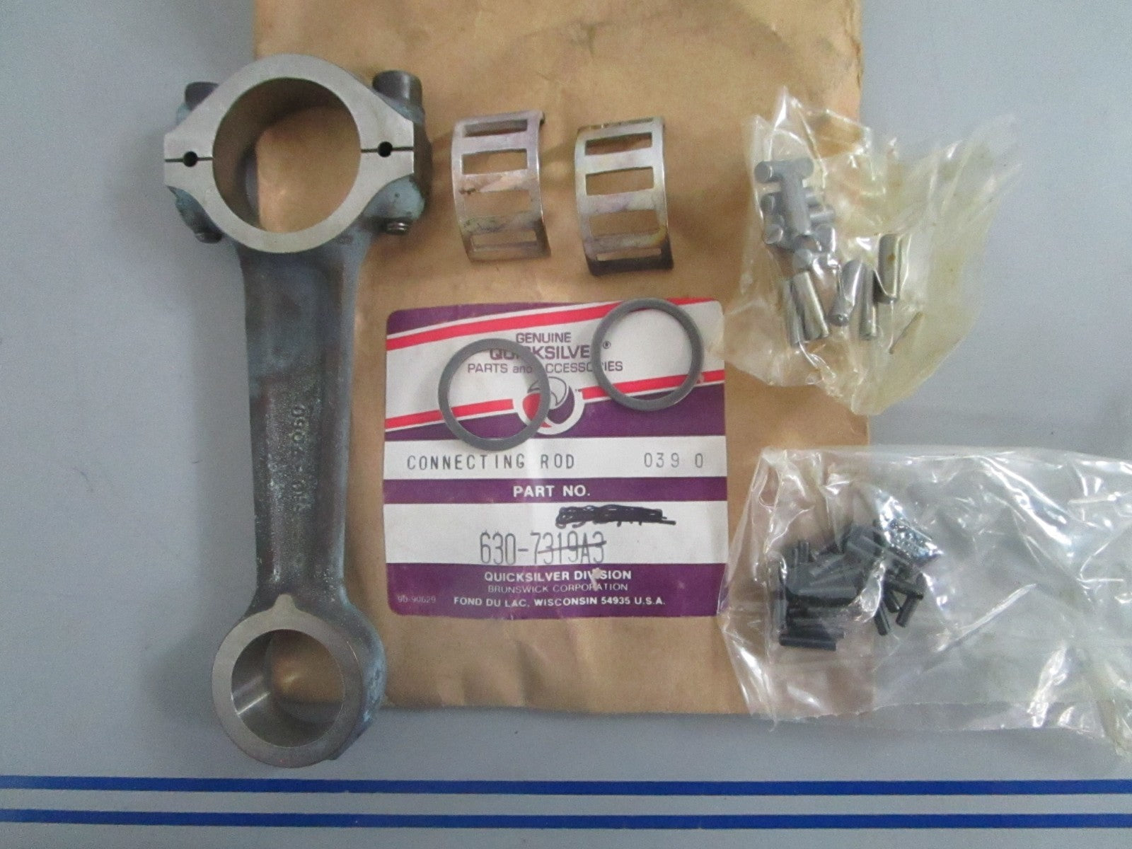 *NEW OEM* 0820 Mercury Quicksilver Connecting Rod Kit 630-7319A3