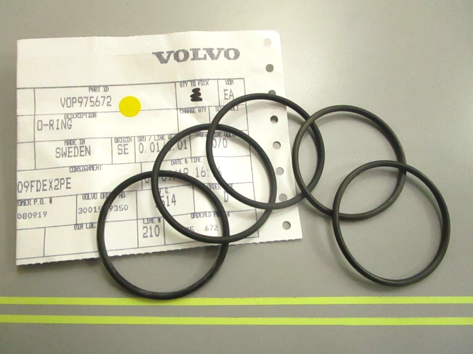 *NEW OEM* (LOT OF 3) 0750 Volvo Penta O-RING 975672