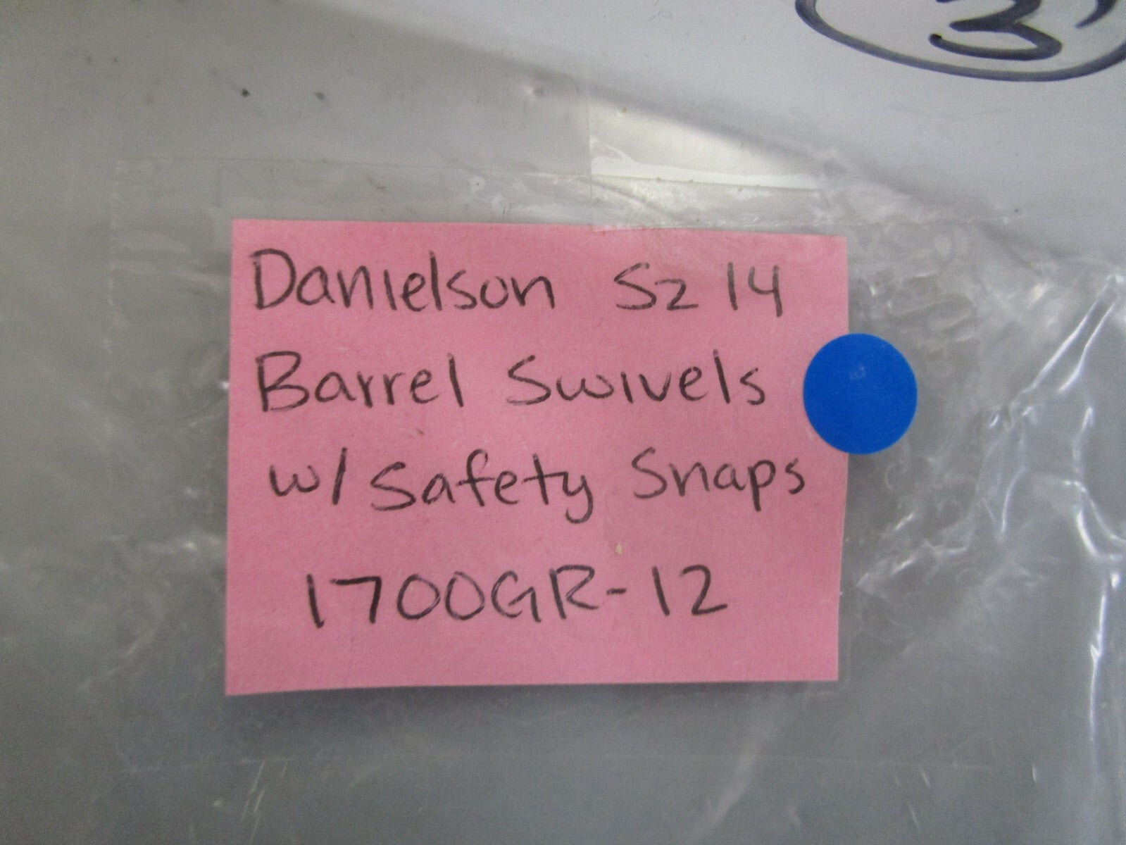 *NEW* 0770 Danielson Size 14 Barrel Swivels W/ Safety Snap 1700GR-12