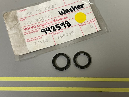 *NEW OEM* (LOT OF 2) 0810 Volvo Penta Washer 942598
