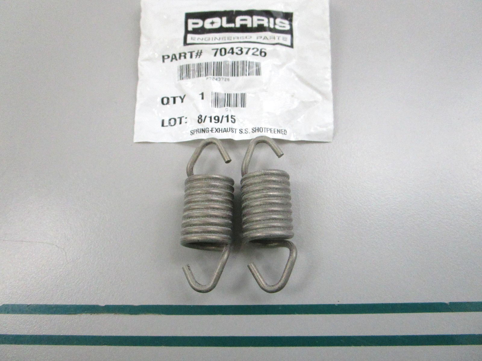 NEW OEM (LOT OF 2) 7043726 Polaris Exhaust Spring 0810