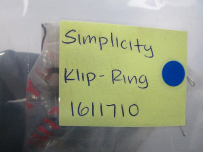 *NEW OEM* (LOT OF 5) 0810 Simplicity Klip-Ring 1611710