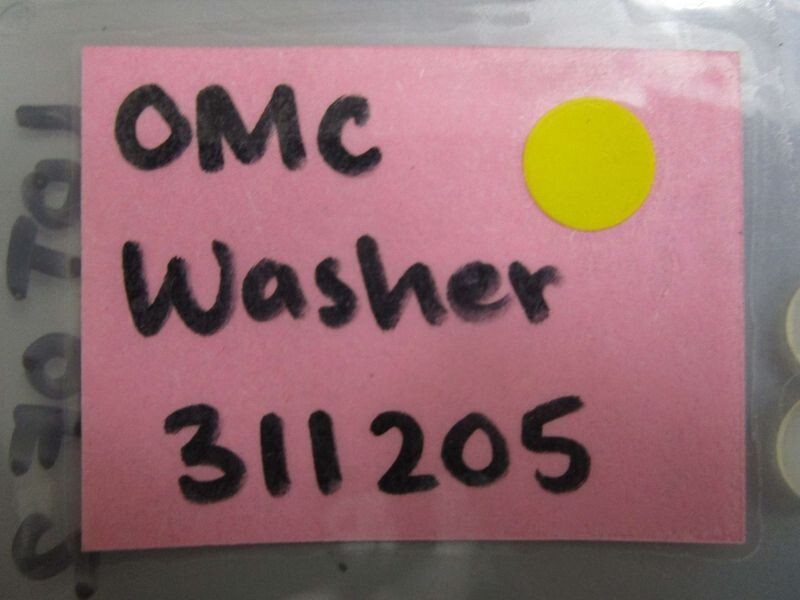 *NEW OEM* (LOT OF 2) 0770 OMC Johnson Evinrude Washer 311205 0311205