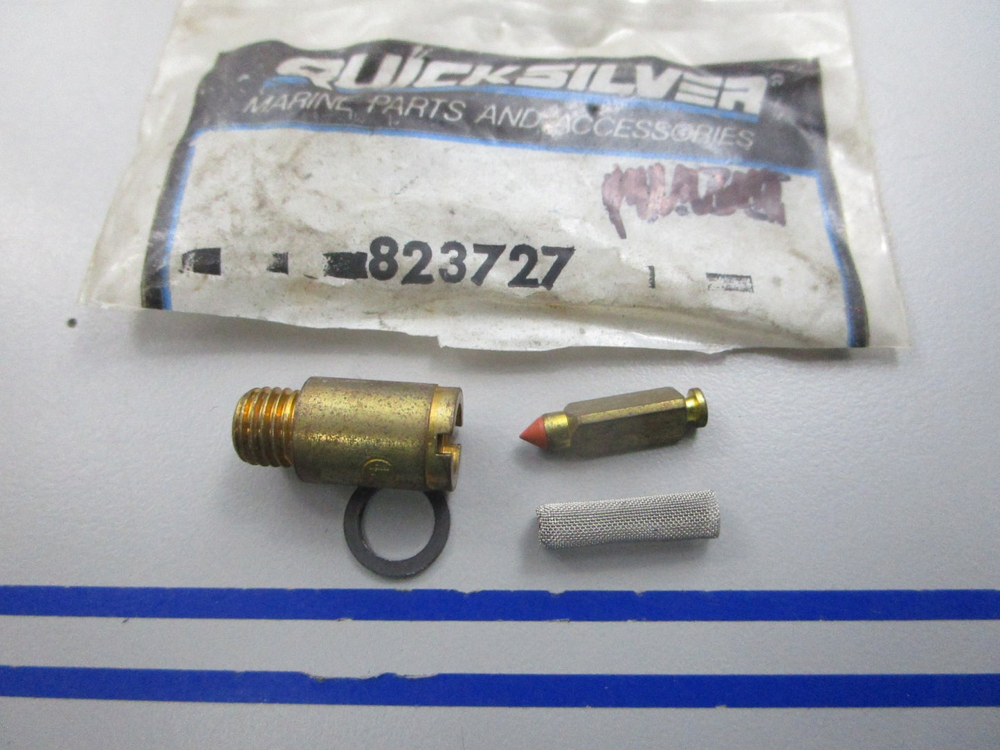 NEW OEM 823727 Mercury Quicksilver Inlet Needle & Seat 0810