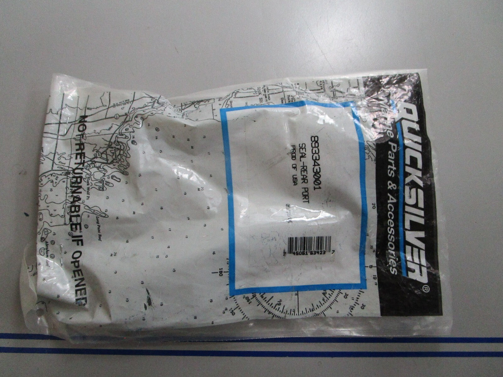*NEW OEM* 0720 Mercury Quicksilver Rear Port Seal 893343001