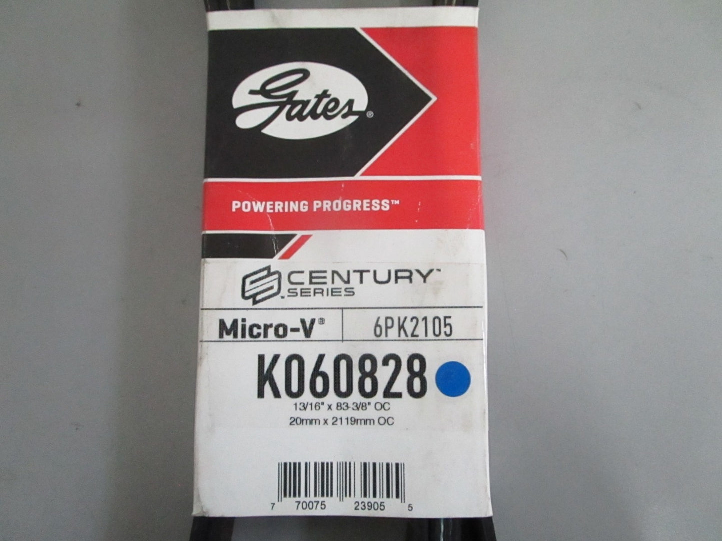 NEW K060828 Gates Century Series Micro-V Serpentine Belt 0820