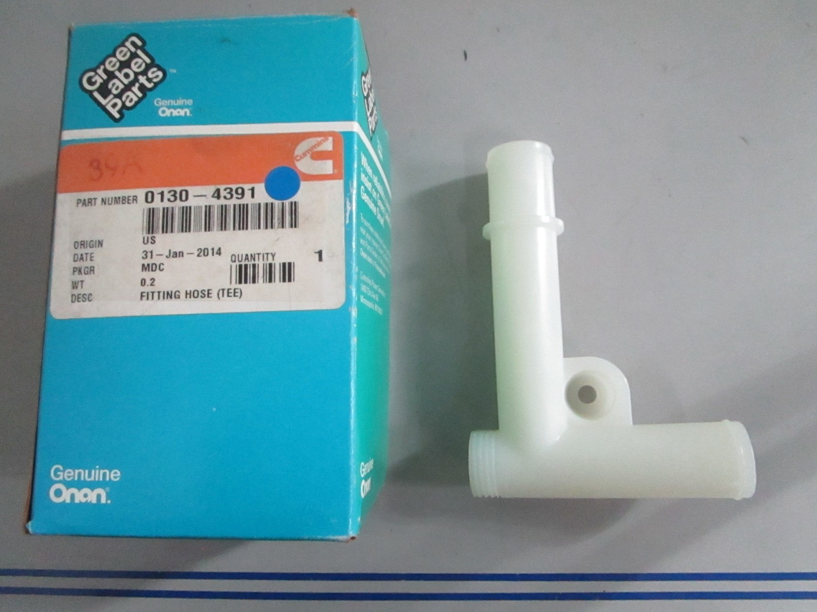 *NEW OEM* 0820 Cummins Fitting Hose Tee 0130-4391