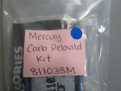 *NEW OEM* 0810 Mercury Quicksilver Carburetor Rebuild Kit 811038M