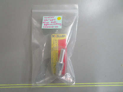 *NEW* 0810 Moeller 3/8" NPT Aluminum Anti-Siphon Fitting 033802-10