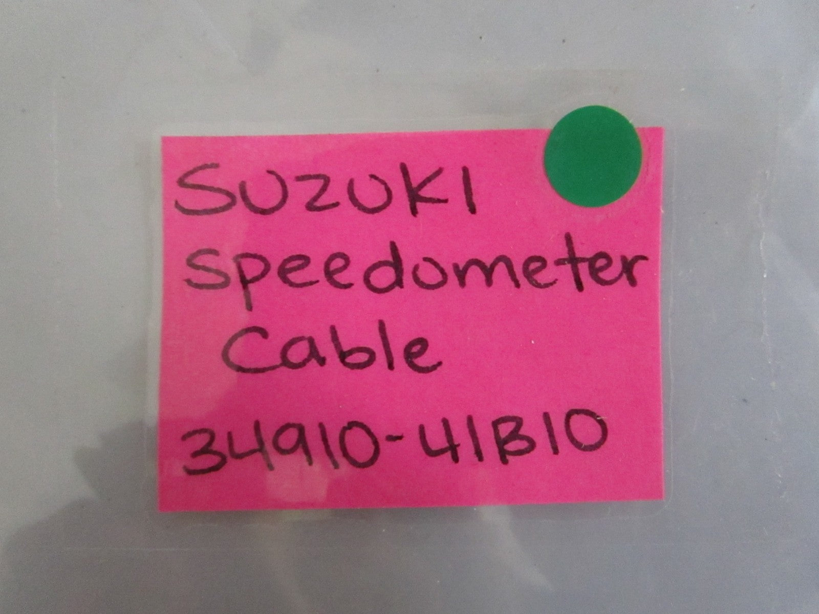 Suzuki 34910-41B10 Motorcycle Speedometer Cable NOS Genuine Parts NEW OEM 0820
