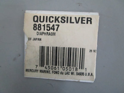 *NEW OEM* 0820 Mercury Quicksilver Diaphragm 881547