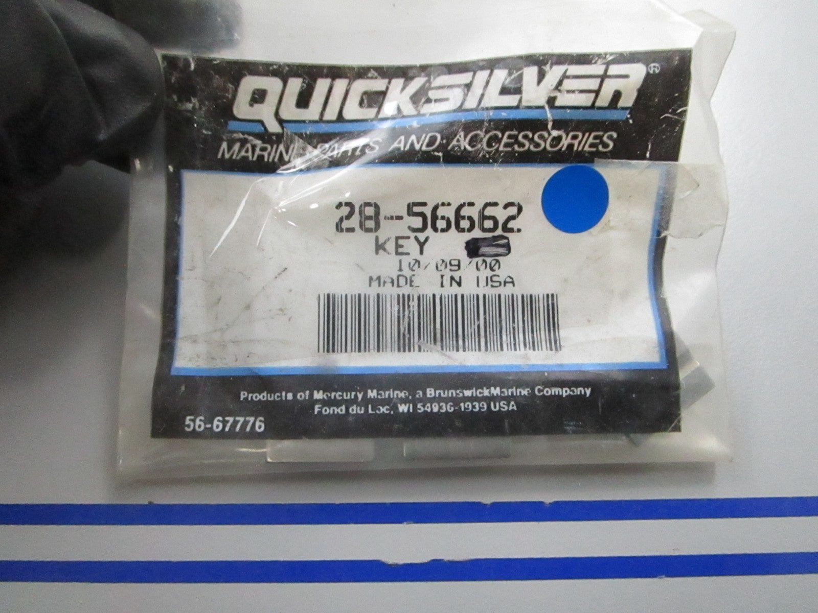 *NEW OEM* (LOT OF 5) 0810 Mercury Quicksilver Key 28-56662