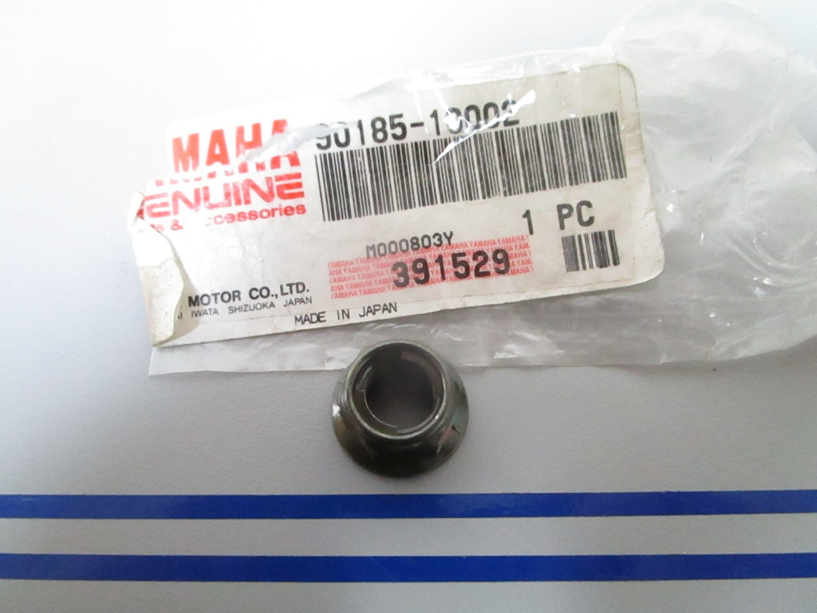 NEW OEM 90185-10002 Yamaha Self Locking Nut 0720
