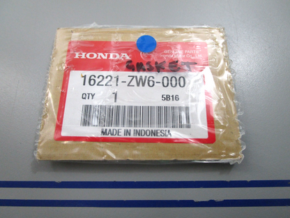 *NEW OEM* 0810 Honda Gasket 16221-ZW6-000