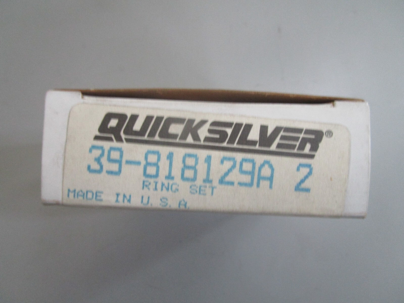 *NEW OEM* 0810 Mercury Quicksilver 2 Piston Ring Set 39-818129A2